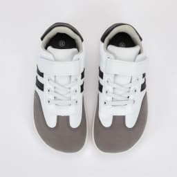 ZZFABER Kids Barefoot Sneakers Soft Fiber Leather Flexible Casual Shoes Breathable Minimalist Footwear for Boys Girls
