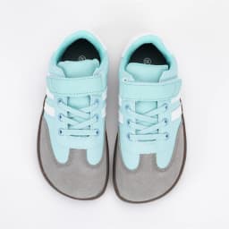 ZZFABER Kids Barefoot Sneakers Soft Fiber Leather Flexible Casual Shoes Breathable Minimalist Footwear for Boys Girls