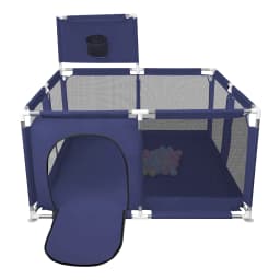 Complete baby Playpen, 50 Balls, Soft and Breathable Mesh, Complete baby Playpen with Mat, Oxford Fabric baby Playpen, Indoor and Outdoor Activity Center, 8 Suction Cups
