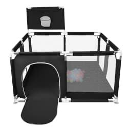 Complete baby Playpen, 50 Balls, Soft and Breathable Mesh, Complete baby Playpen with Mat, Oxford Fabric baby Playpen, Indoor and Outdoor Activity Center, 8 Suction Cups