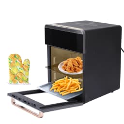 1800W 16L Air Fryer Oven 360° Halogen Oil Free Roaster Multifunctional Electric Fryer Convection Cooker for Home Kitchen Baby Food Baking Grilling Roasting Machine