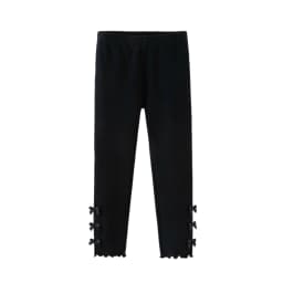 Dave Bella Children Bow Leggings Pants Spring Autumn Winter Warm Girls Elastic Trouses Kids 7-13 Years Legging DK3263600