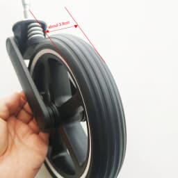 Stroller Front Wheel For Cybex Priam 3/4 Produced in 2019~2026 Pram DIY Baby Buggy Direct Replacement Accessories