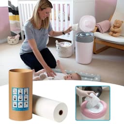 Diaper Pail Refills for Tommee Tippee, Baby Diaper Refill Bags for Genie for Angelcare for Munchkin