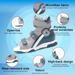 Princepard New Arrivals Breathable Pediatric Corrective Shoes for Toddlers Orthopedic Boys Sandals Shoes With Flat Feet