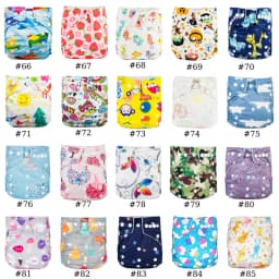 Babyland Manufacturer ECO-Friendly Baby Bamboo Charcoal Diapers 10pcs/Lot 100% Bamboo Nappy Washable & Reusable Cloth Diapers