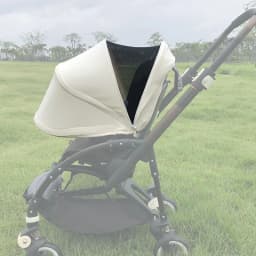 Stroller Sunshade For Bugaboo Bee 3/5/6 Fox Pushchair Sun Canopy Sleeping Basket Awning Extendable Buggy Roof With Mesh Window