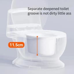 Removable Baby Potty Toilet Training Seat Non-Slip Comfortable Toilet Soft Seat Chair Realistic for Baby Aged3+ Training Toilet
