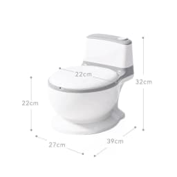 Removable Baby Potty Toilet Training Seat Non-Slip Comfortable Toilet Soft Seat Chair Realistic for Baby Aged3+ Training Toilet