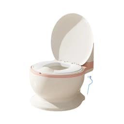 Removable Baby Potty Toilet Training Seat Non-Slip Comfortable Toilet Soft Seat Chair Realistic for Baby Aged3+ Training Toilet