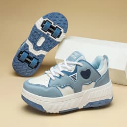 4 Wheel Roller Skate Shoes With Detachable Wheels Children's Sneakers Outdoor Sport Casual Shoes Girls Boys Gifts For Kids