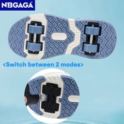 4 Wheel Roller Skate Shoes With Detachable Wheels Children's Sneakers Outdoor Sport Casual Shoes Girls Boys Gifts For Kids
