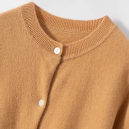 Children's Wool Sweater O-neck Cardigan Autumn Winter Boys Girls Basic Simple 100% Merino Wool Knitwear Kids Casual Clothing Top