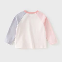 Dave Bella Children Long Sleeve Printed T-shirts Girls Sweet Spring Autumn Pullover Tops Baby Cotton Bottoming Clothes DB1261047