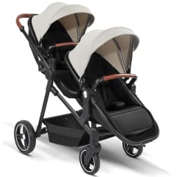 NEW Lightweight Twin Stroller Foldable Double Seat Stroller Portable Twin Multifunctional Stroller Can Be Taken On Board