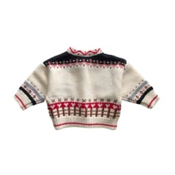 2025 Autumn New Baby Long Sleeve Knit Coat Infant Girl Cute Bear Print Knit Cardigan Kids Boys Casual Jacket Toddler Clothes