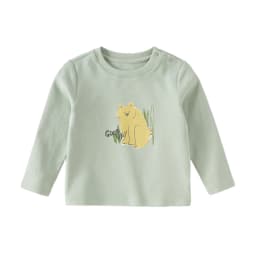 Dave Bella Children Pure Cotton T-shirts Spring Autumn Girls Long Sleeve Pullover Boys Soft Bottoming Top Kids Clothes DB1260314