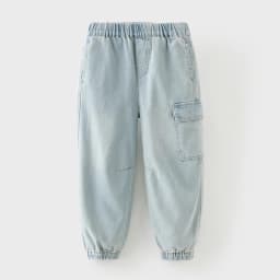 Dave Bella Children's Cargo Jean 5-13 Years Spring Autumn Boys Cowboy Cotton Pants Casual Loose Outdoor Trousers DK1260588