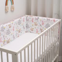 6pcs Baby Bumpers for Crib 30x30cm Cartoon Bedding Set Protector for Infant Boys Girls Nursery Furniture Kids Cot Bed