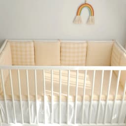 6pcs Baby Bumpers for Crib 30x30cm Cartoon Bedding Set Protector for Infant Boys Girls Nursery Furniture Kids Cot Bed