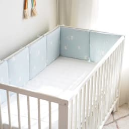 6pcs Baby Bumpers for Crib 30x30cm Cartoon Bedding Set Protector for Infant Boys Girls Nursery Furniture Kids Cot Bed