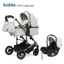2025 New High-view Baby Stroller Car Seat Can Sit and Lie Down Two-way Baby Carrier Three-in-one Baby Stroller Artifact