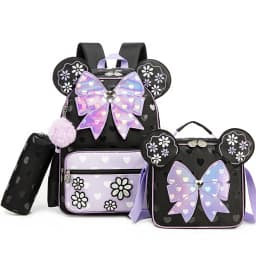 Backpack for Girls Letter Backpacks for Elementary Student Teen Girls Cute School Bag Kids Bookbag for Kids 8-10