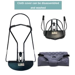 Baby Rocking Chair Baby Bouncer Seat Portable Foldable with 3 Recline Positions Swing Chair Baby Cradle