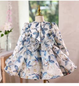 Girls Light Luxury Host Piano Performance Princess Ball Gown Chidren Fashion Birthday Party Dress y1717