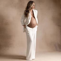 Maternity Photo Shoot Suit Adjustable Set Pregnancy Gown for Studio Photography for Baby Shower Pregnant Woman