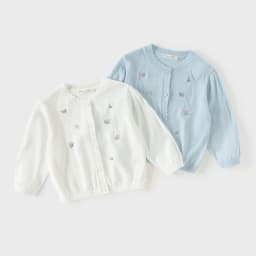 Dave Bella Gilrs Spring Summer Cardigan Sweater Kids Hollow Knitted Cool Sweater Children Outerwear Kids Clothes DB2261869