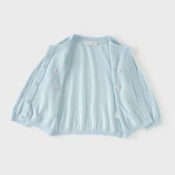 Dave Bella Gilrs Spring Summer Cardigan Sweater Kids Hollow Knitted Cool Sweater Children Outerwear Kids Clothes DB2261869
