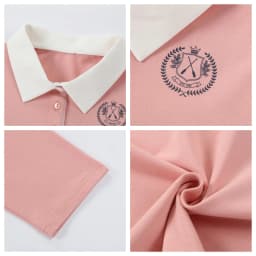 AP SS26 teen women loose contrast collar shirts girls ladies fashion cotton casual shirt tops clothing