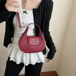 Classic Leather Diaper Bag Designer Paris Vintage Original Textured Square Satchel Ladies Crossbody Purse