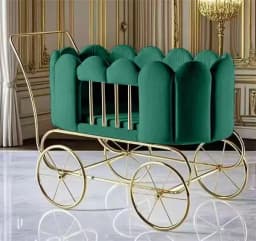 Movable Baby Rocking Chair Baby Fence Bed Multifunctional Children's Lounge Chair Rocking Chair Crib