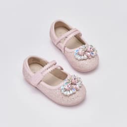 Dave Bella Children Autumn Leather Shoes Girls Princess Shoes Sparkling Crystal Kids Shoes Gentle Sweet Party Casual DB3262535