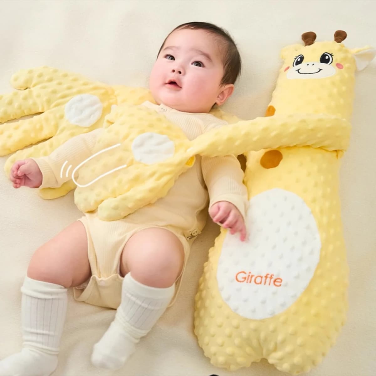 Baby Sleep Toy Baby Patter with 3 Adjustable Modes Interactive Stuffed Animal Shape Cushion Cozy Companion for Car Seat Nursery