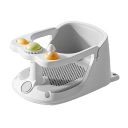 Baby Bath Seat with Interactive Toys, Non-Slip Suction Cups, Breathable Mesh, for Sit-Up Babies, 6-36 Months Easy to Clean