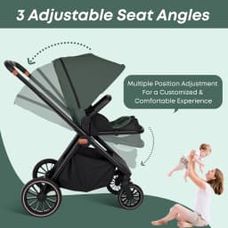 2-in-1 Lightweight Baby Safety Stroller Two-Way Newborn Seat Multifunctional Pushchair EU Stock Easy Folding Baby Stroller
