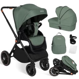 2-in-1 Lightweight Baby Safety Stroller Two-Way Newborn Seat Multifunctional Pushchair EU Stock Easy Folding Baby Stroller