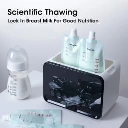 2 in1 Baby Bottle Warmer and Sterilizer Automatic Smart Temperature Control Milk Warmer Disinfection