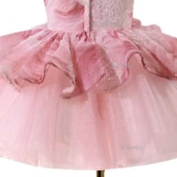 Children Girls Formal Princess Gown Clothing Flower Girl Wedding Little Kids Host Elegant Tutu Birthday Party Banquet Costume