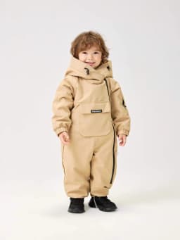 2026 Winter Baby Clothes Warm Fur Lining Boys Snowsuit Windy Proof Baby Ski Rompers Kids Girls Jumpsuits 2-5Y