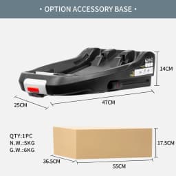 4-in-1 Baby Stroller with ISOFIX Base, Shipped From The EU, Includes Child Car Seat, Luxury Portable and Lightweight Newborn Stroller.