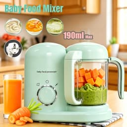 Multifunctional baby food maker, food supplement processor, children food mill, steam cooking, stirring, heating, cooking machine