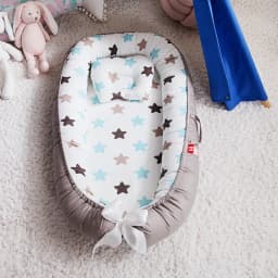 85x50cm Cotton Portable Travel Baby Nest Bed Pillow Bumper Bassinet Safe Sleep Accessory For Newborn Toddler Daily Indoor Use
