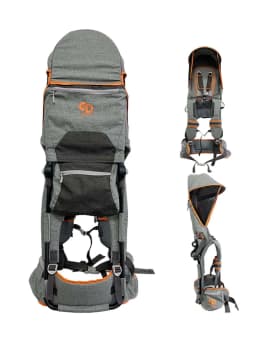 Shoulder Carrier Baby with Metal Internal with Raincover for Baby Backpack Carrier Hiking 6Month - 5Year Ergonomic Baby Carrier