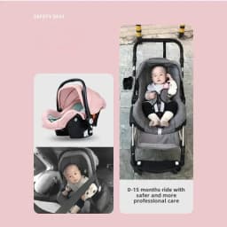3in1 Baby Stroller High Landscape Baby Pram Portable Baby Pushchair Multifunctional Newborn Carriage Double Faced 739 Model