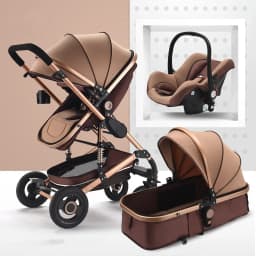 3in1 Baby Stroller High Landscape Baby Pram Portable Baby Pushchair Multifunctional Newborn Carriage Double Faced 739 Model