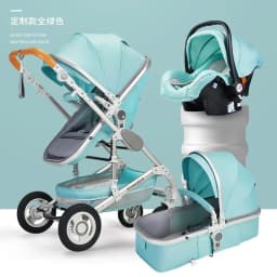 3in1 Baby Stroller High Landscape Baby Pram Portable Baby Pushchair Multifunctional Newborn Carriage Double Faced 739 Model